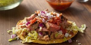 Grilled Beef Tostada
