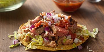 Grilled Beef Tostada