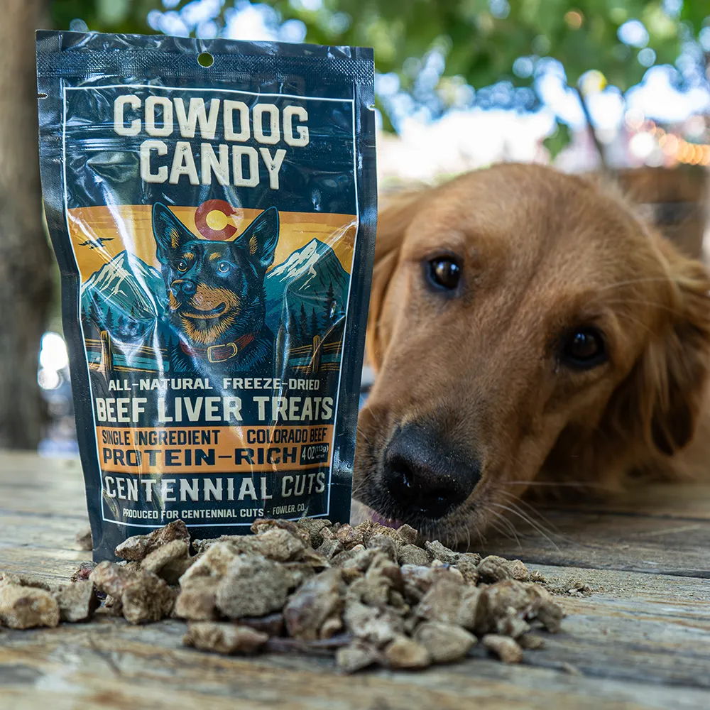 Centennial Cuts Cowdog Candy - dogs love it