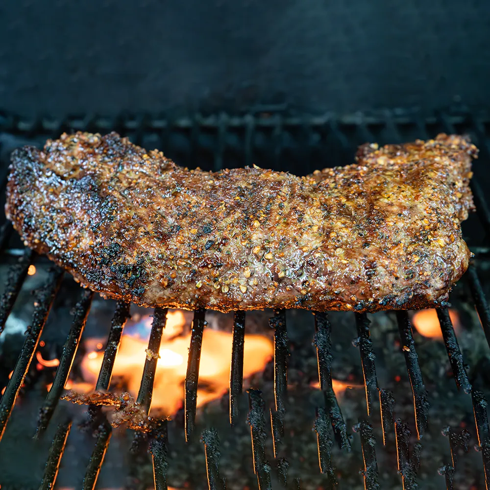 Centennial Cuts Tri-tip steak cooked seasoned and grilled