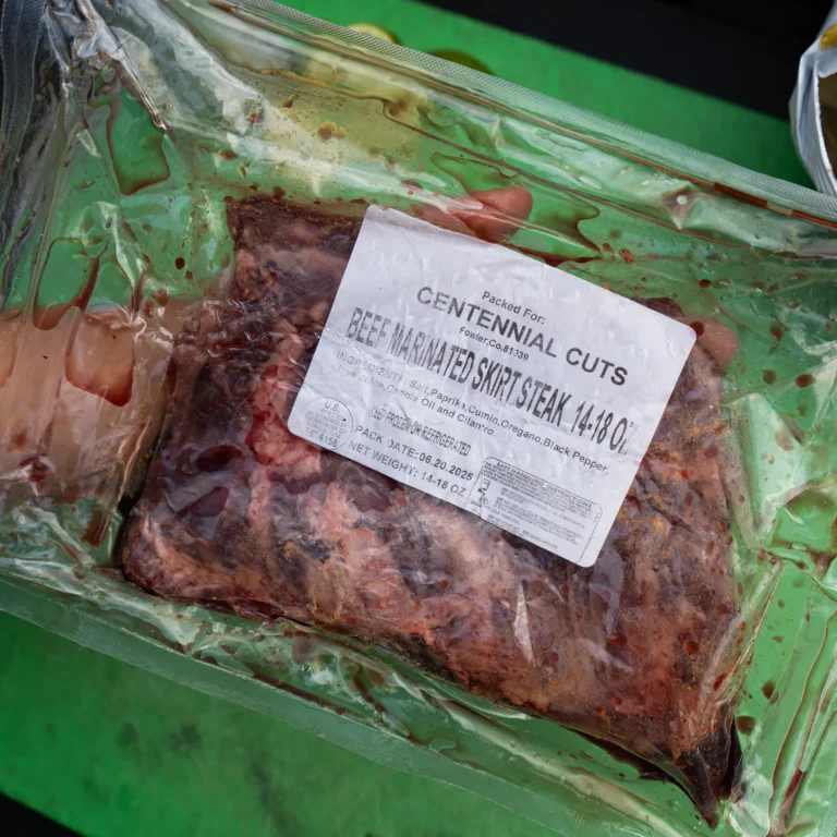 Tailgate Marinated Skirt Steak Centennial Cuts