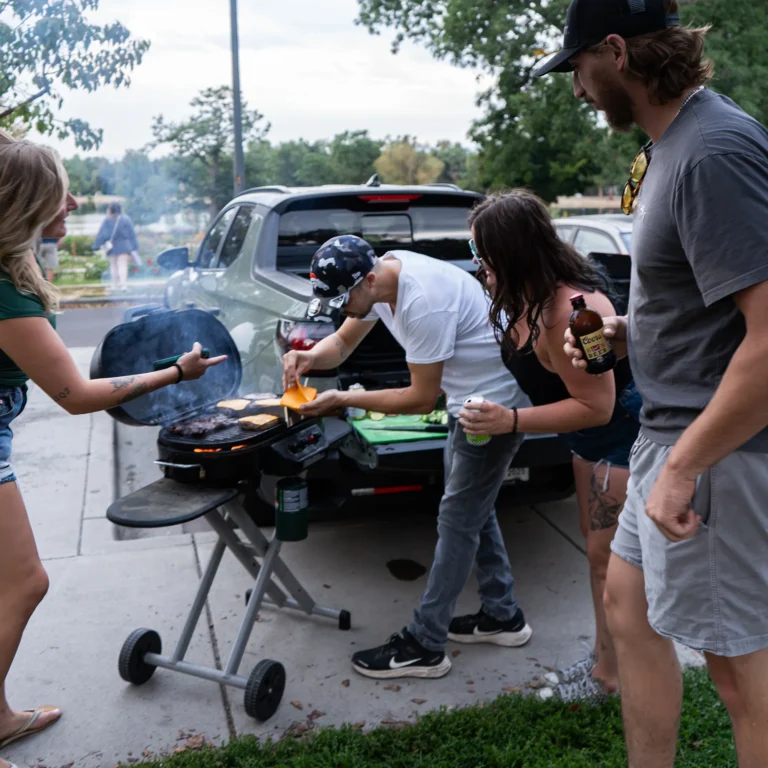Tailgating with Friends