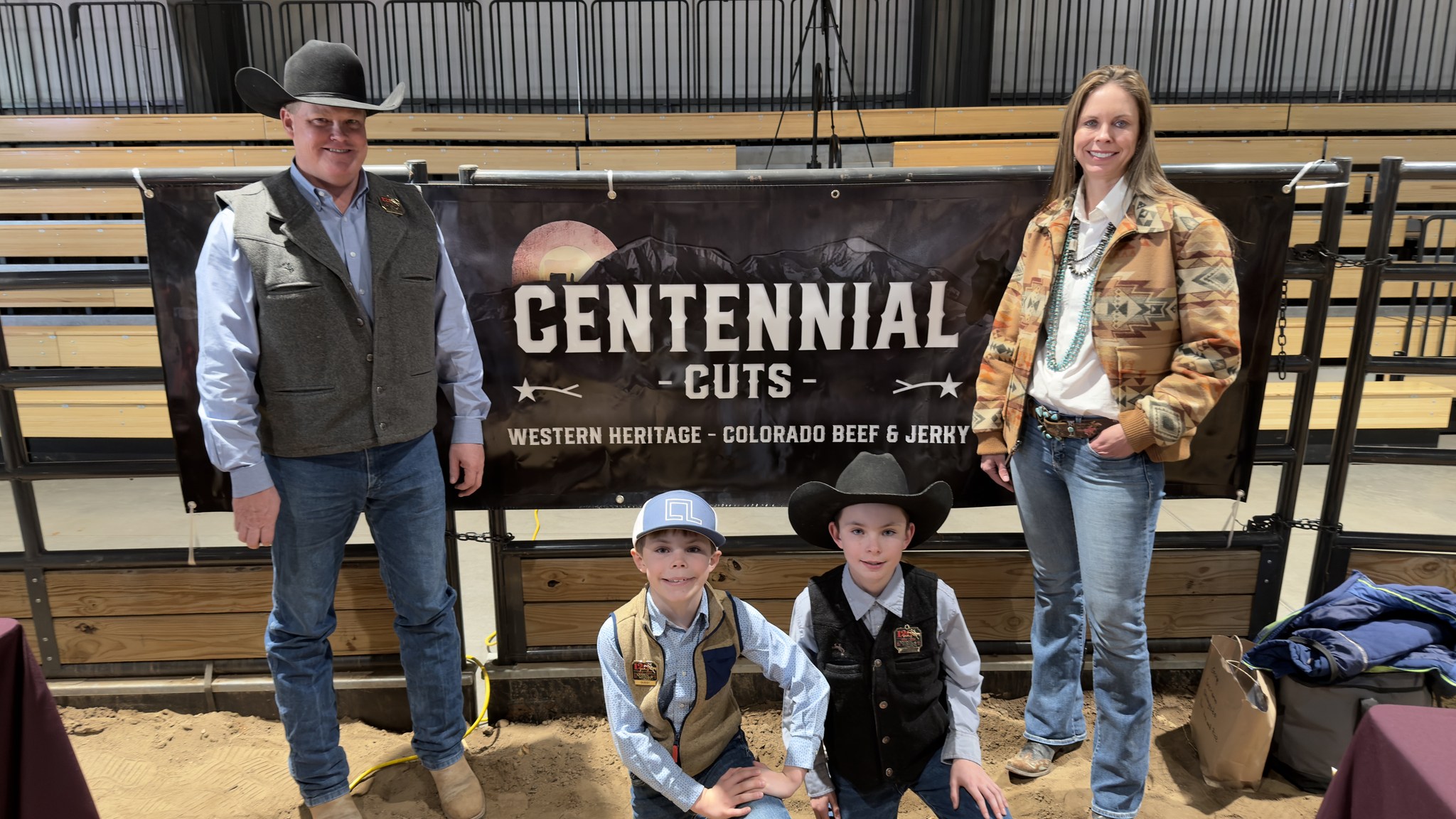 Larson Family at the Stock Show 2025 Beef & Wine Festival