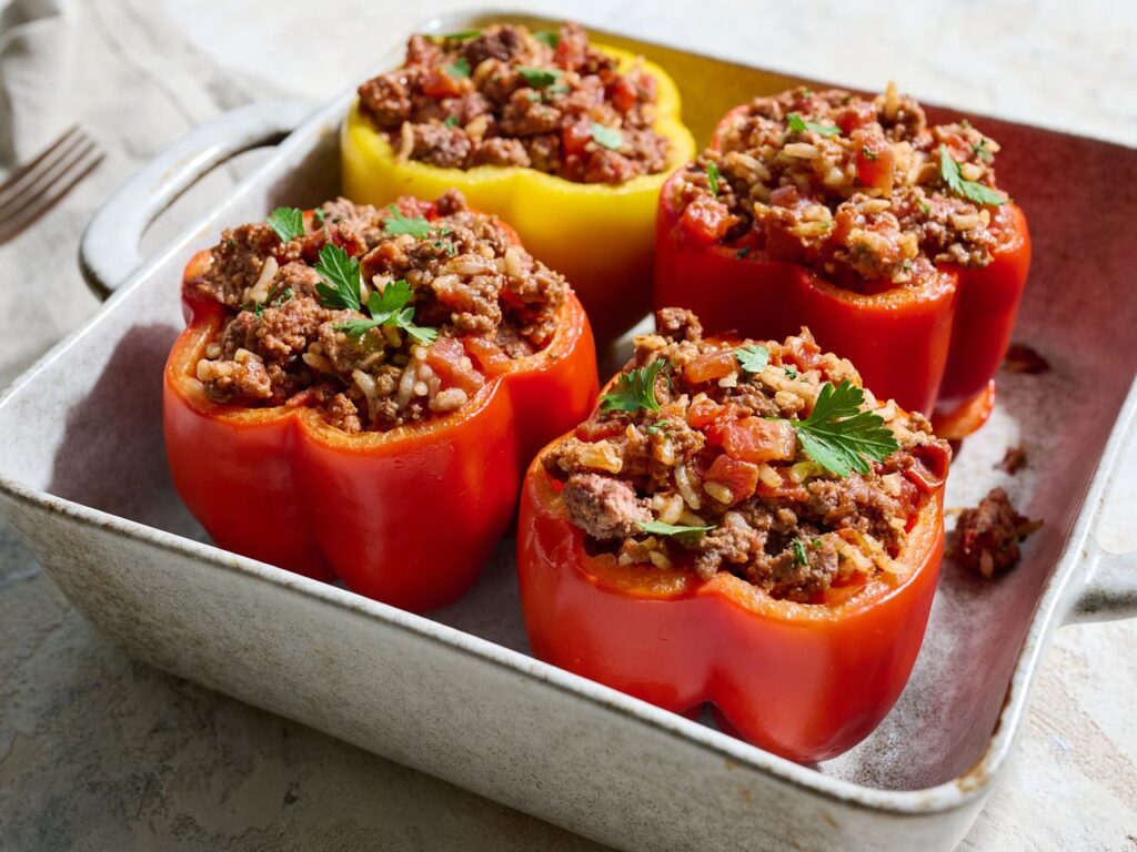 Beef Stuffed Peppers